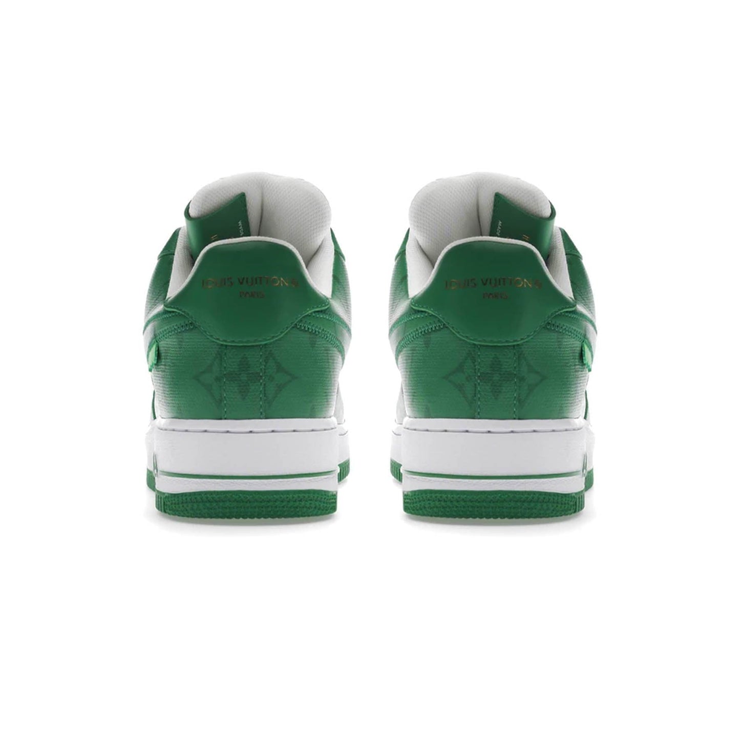 Louis Vuitton Nike Air Force 1 Low By Virgil Abloh White Green - Kick Game