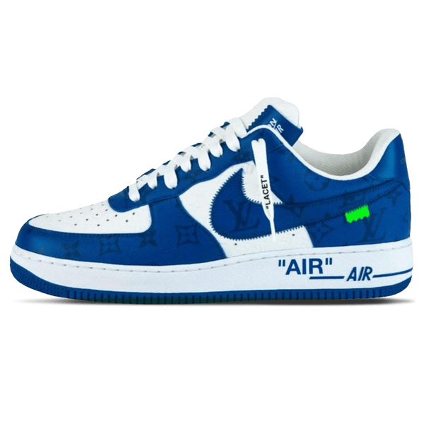 Louis Vuitton Nike Air Force 1 Low By Virgil Abloh White Royal