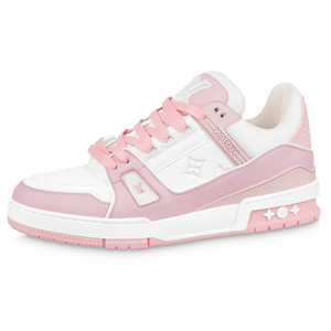 Louis Vuitton Trainer Low White Rose