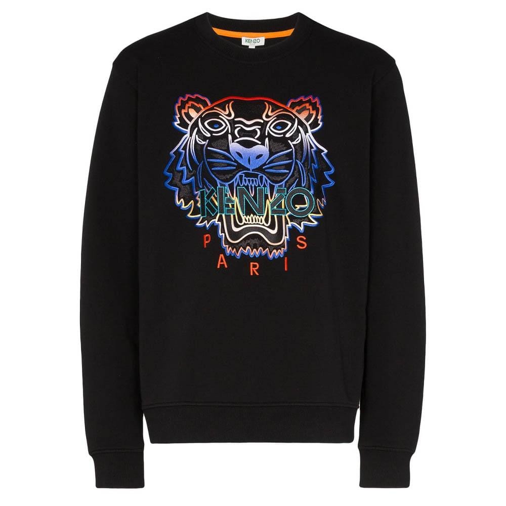 Kenzo Tiger Logo-Embroidered Sweatshirt "Black" - Kick Game
