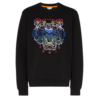 Kenzo Tiger Logo-Embroidered Sweatshirt "Black" - Kick Game