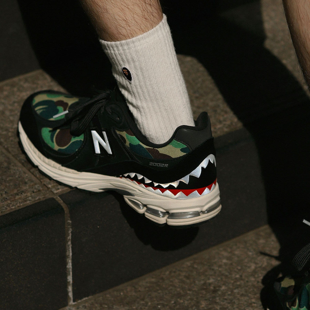 BAPE x 2002R 'Apes Together Strong - Black Camo' - Kick Game