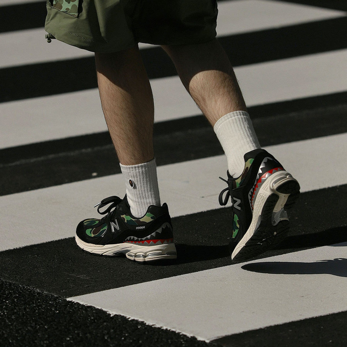 BAPE x 2002R 'Apes Together Strong - Black Camo' - Kick Game