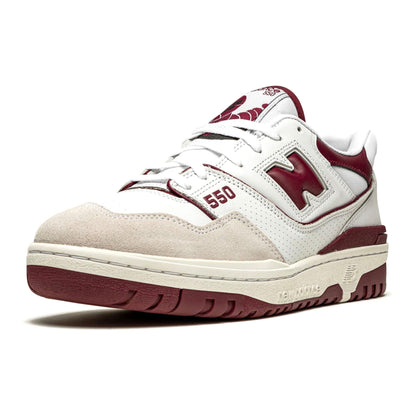 New Balance 550 Sea Salt Burgundy - Kick Game