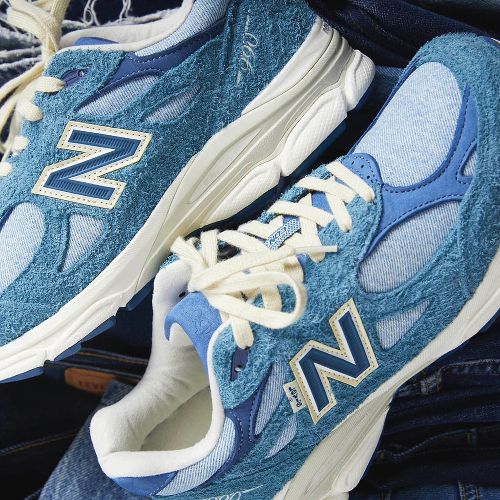 Levi's x New Balance 990v3 Made In USA 'Mallard Blue' — Kick Game