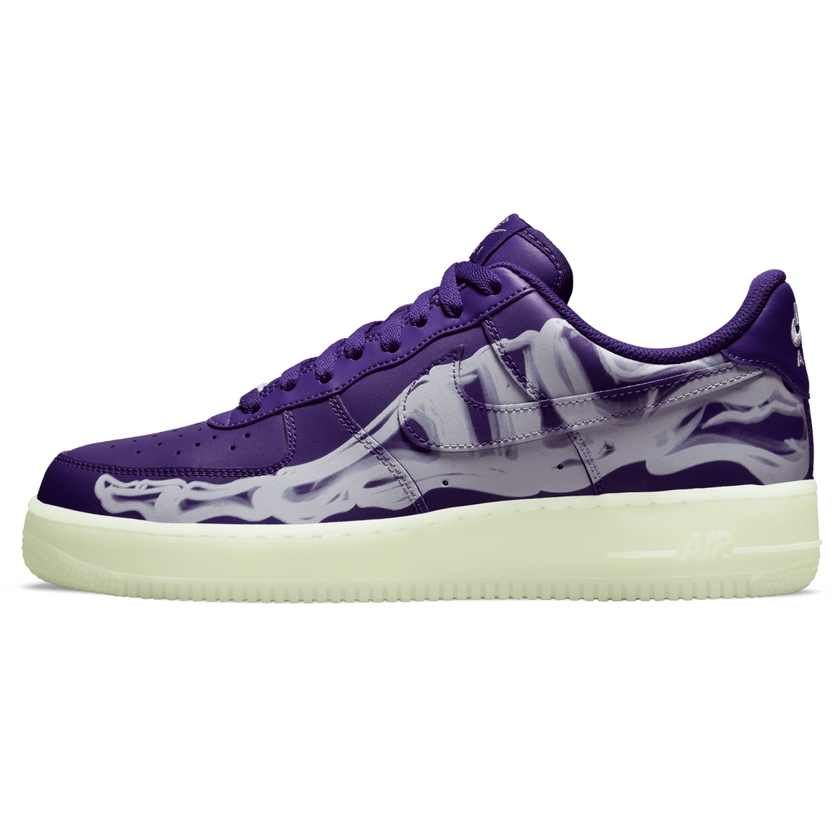 Nike Air Force 1 Low 'Purple Skeleton' - Kick Game