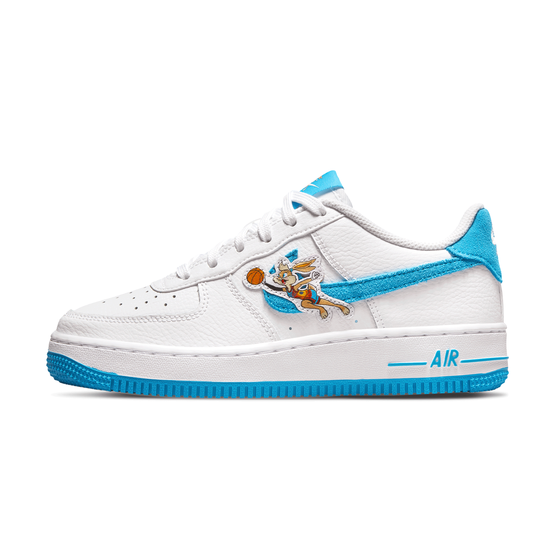 Space Jam x Nike Air Force 1 '07 GS 'Hare' - Kick Game