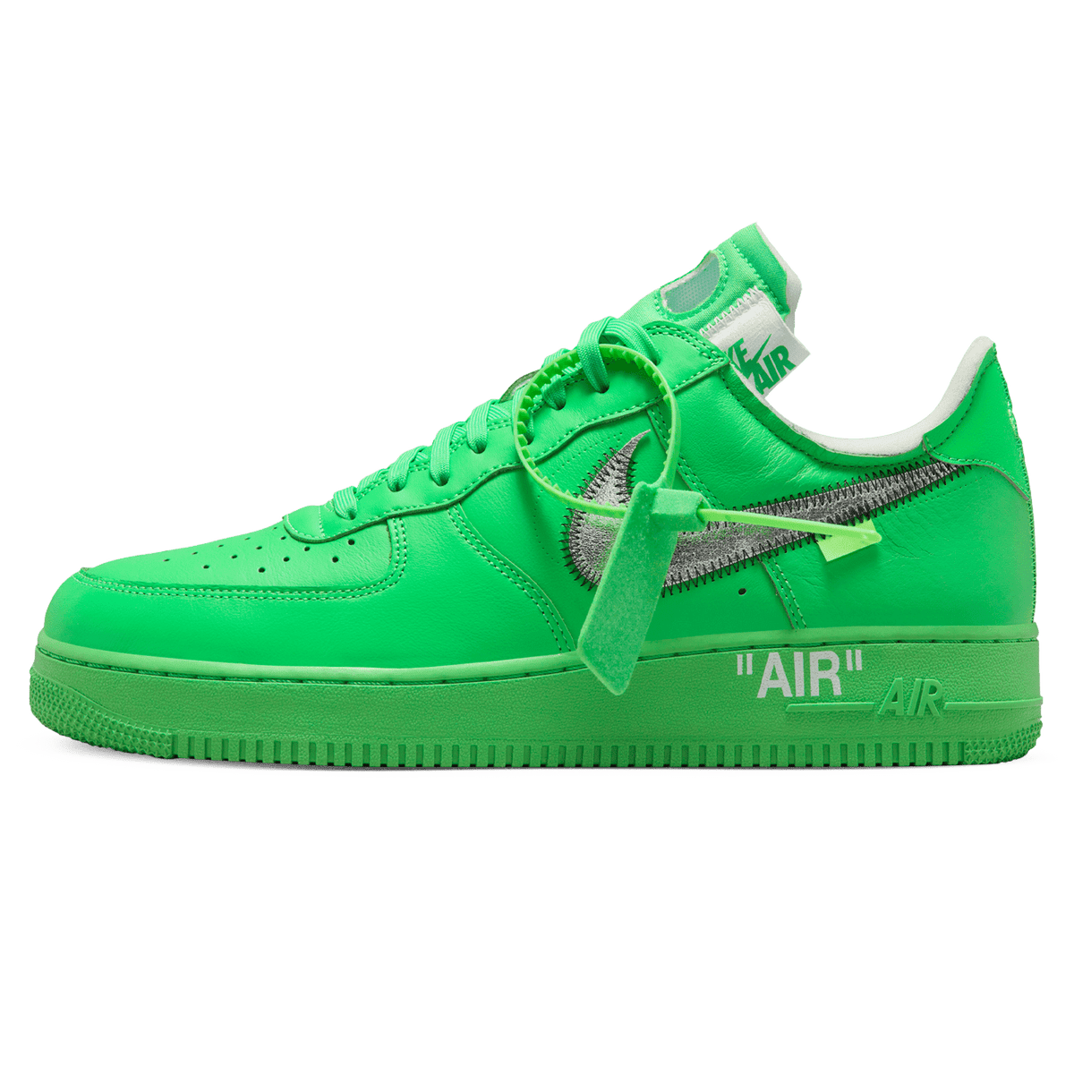 nike air force 1 low off white light green spark DX1419 300 1