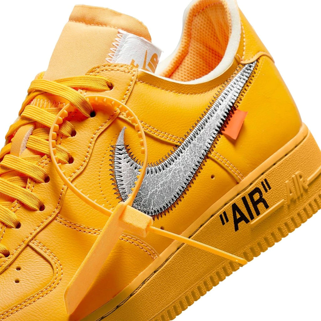 Air Force 1 Low Off-White University Gold Metallic Silver