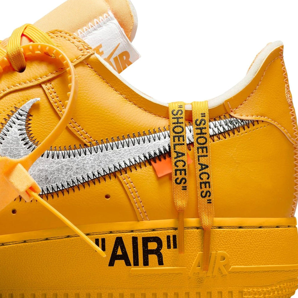 Nike Air Force 1 Low Off-White University Gold Sz 11.5