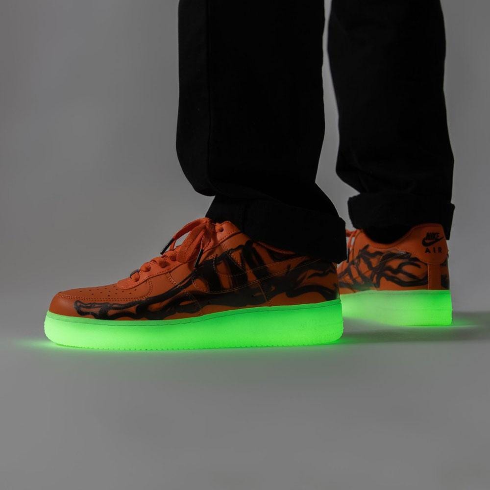 Nike Air Force Low 'Orange Skeleton' — Kick Game