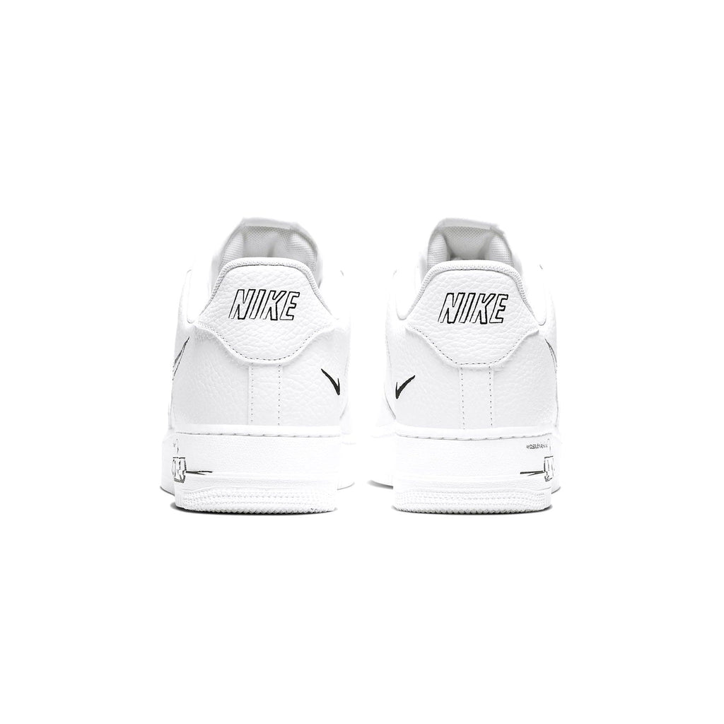 Nike Air Force 1 LV8 Utility Sketch Low Black/White Men's Shoes CW7581-001  