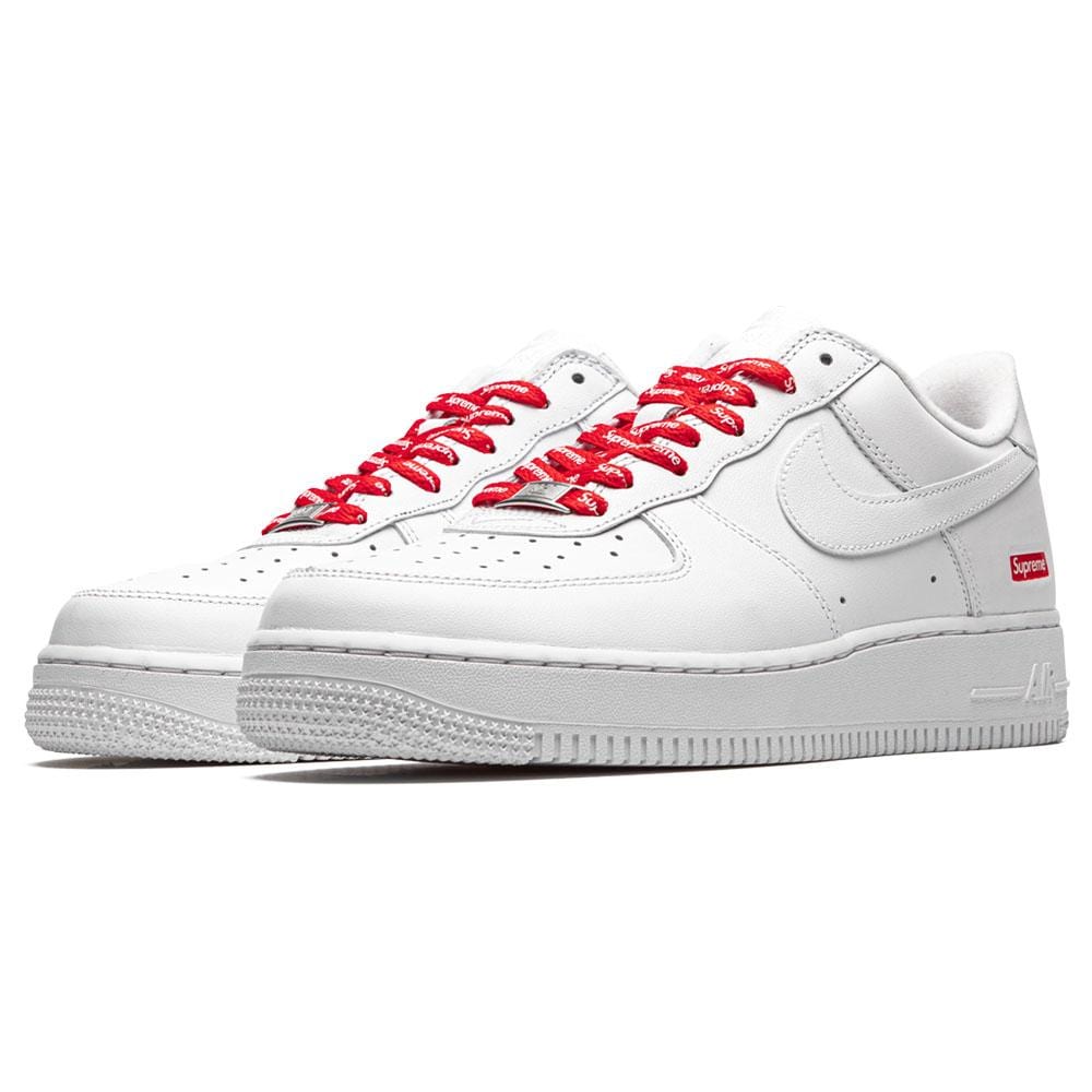 Supreme x Nike Air Force 1 Low 'Box Logo - White' — Kick Game