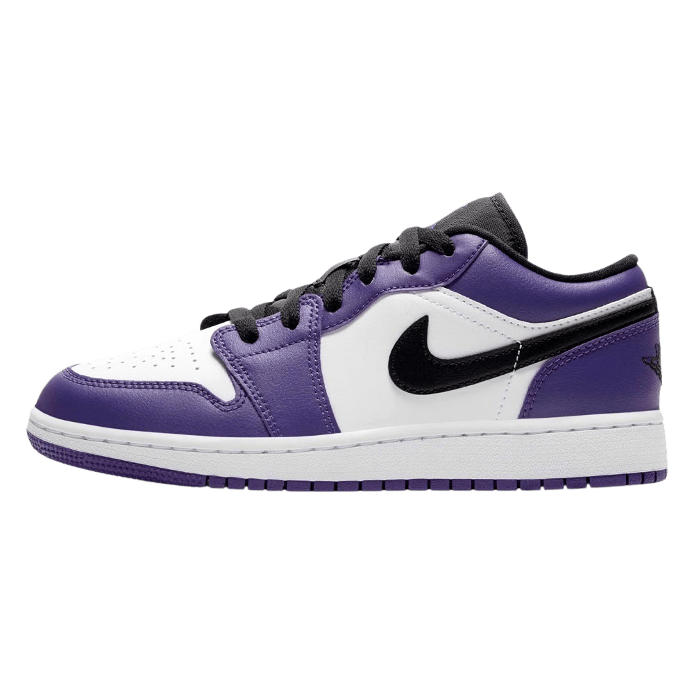 Air Jordan 1 Low GS "Court Purple White" - Kick Game
