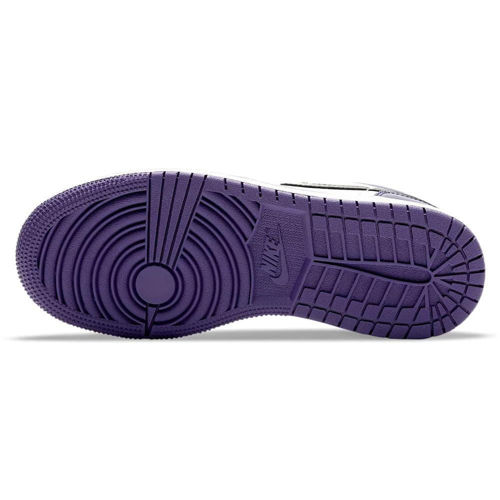 Air Jordan 1 Low GS "Court Purple White" - Kick Game