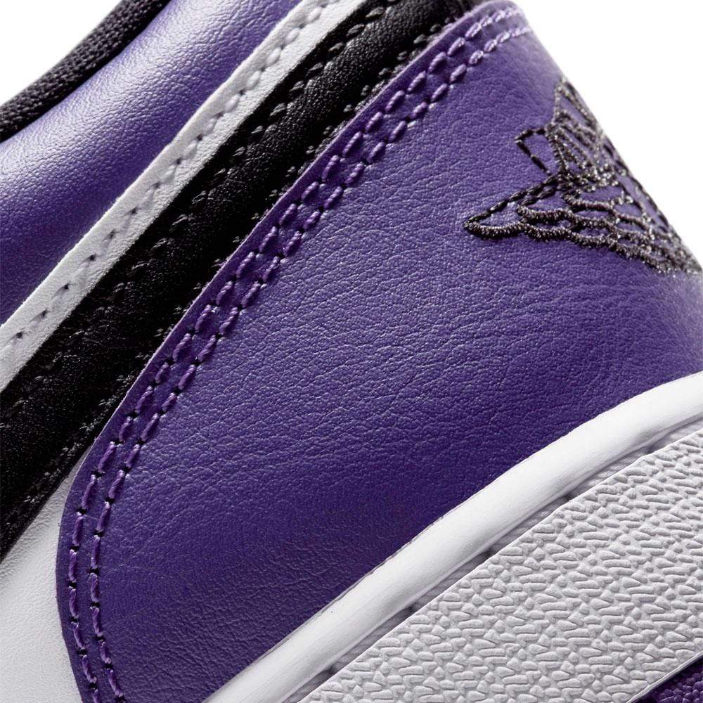 Air Jordan 1 Low GS "Court Purple White" - Kick Game