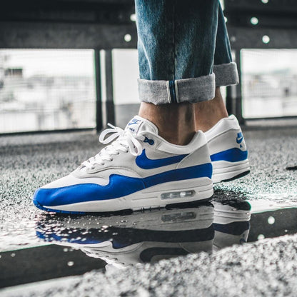 Nike Air Max 1 OG Anniversary White-Game Royal - Kick Game