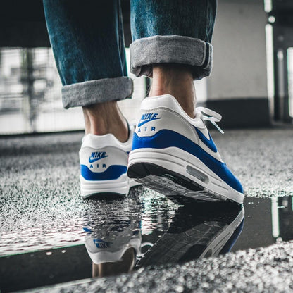 Nike Air Max 1 OG Anniversary White-Game Royal - Kick Game