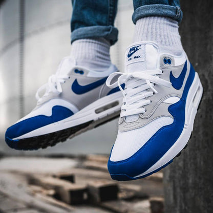 Nike Air Max 1 OG Anniversary White-Game Royal - Kick Game