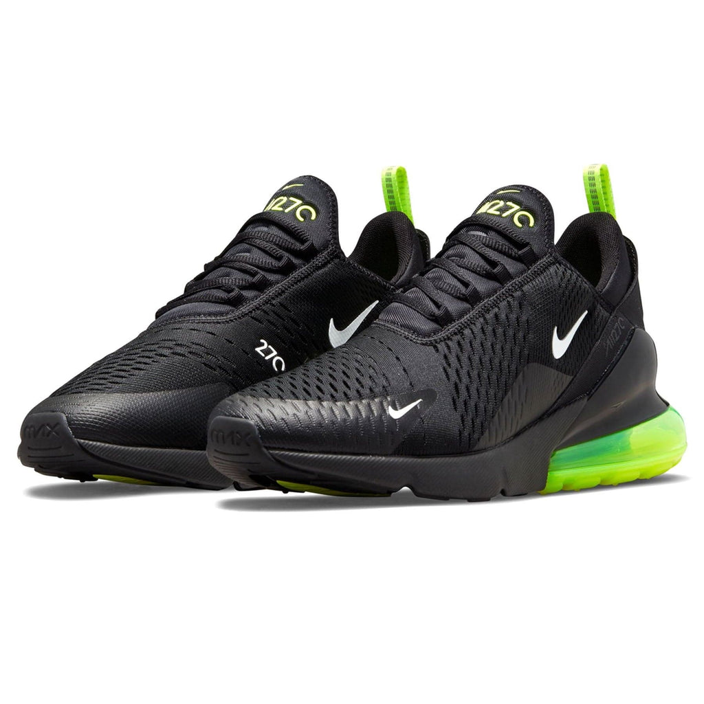 270 White 270 Shoes Air Max 270 Black And Neon Orange Nike Air Max