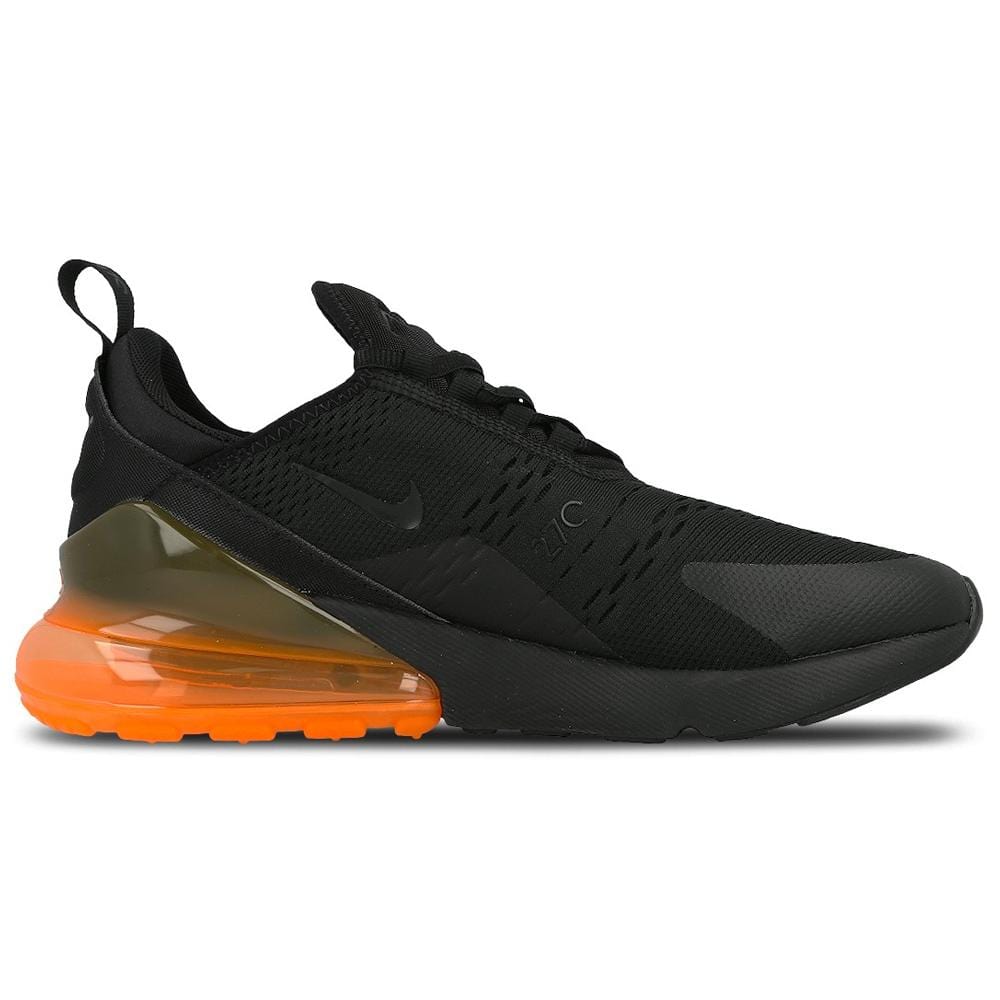 Nike 270 air max black orange online