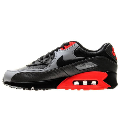 Nike Air Max 90 LTR 'Black Medium Ash Total Crimson' - Kick Game