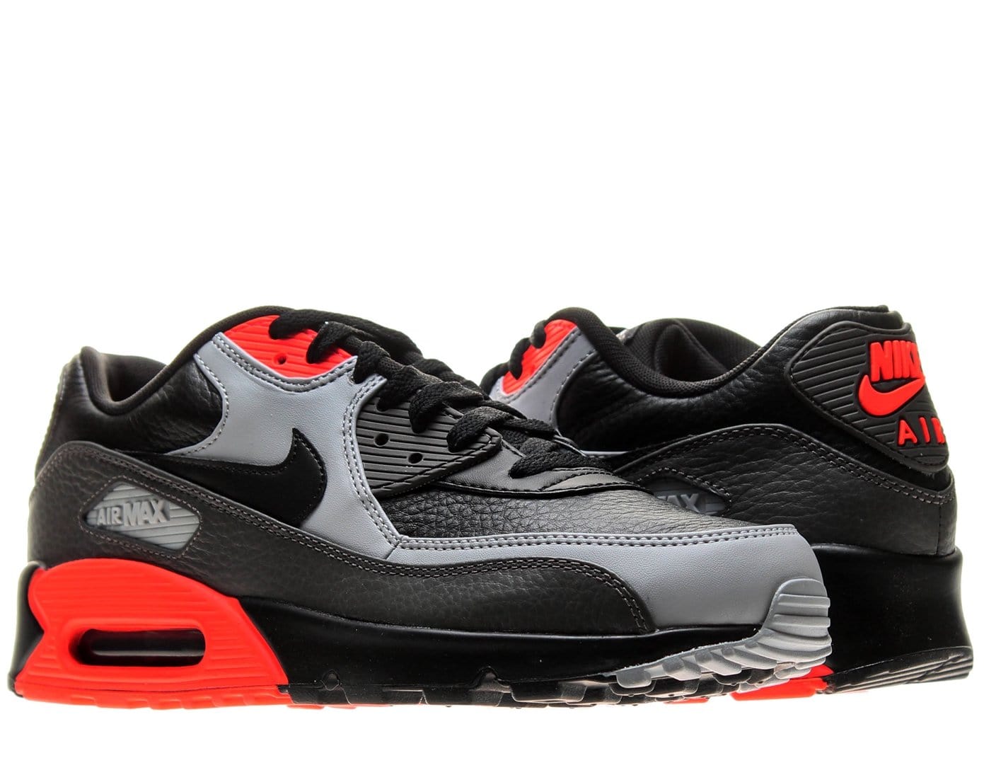 Nike Air Max 90 LTR 'Black Medium Ash Total Crimson' - Kick Game