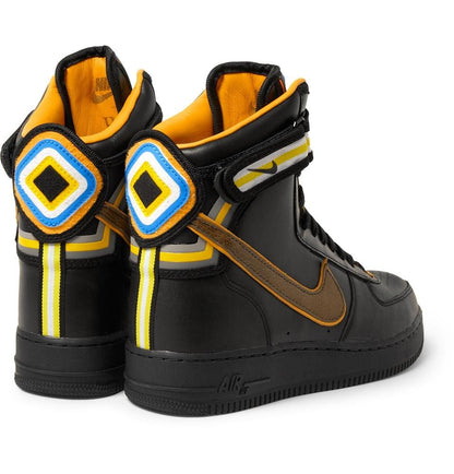 Nike Black Riccardo Tisci Air Force 1 Hi Leather Sneakers - Kick Game