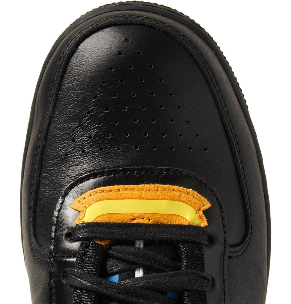 Nike Black Riccardo Tisci Air Force 1 Hi Leather Sneakers - Kick Game