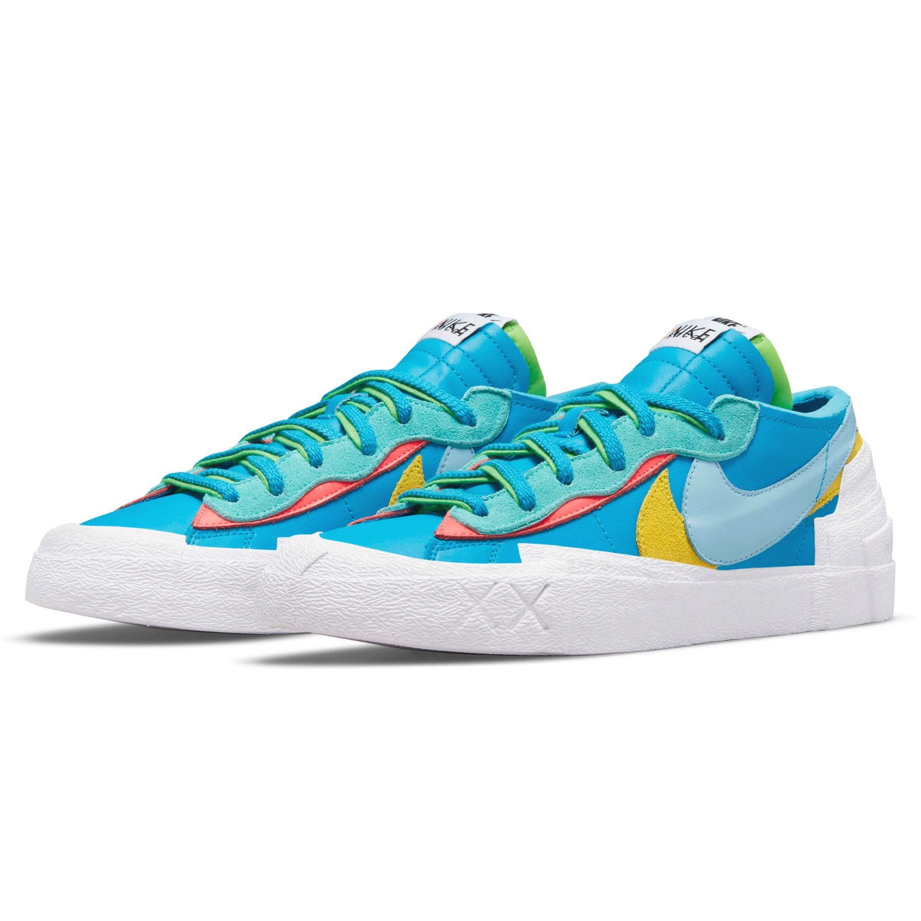 KAWS x sacai x Nike Blazer Low ‘Neptune Blue’ - Kick Game