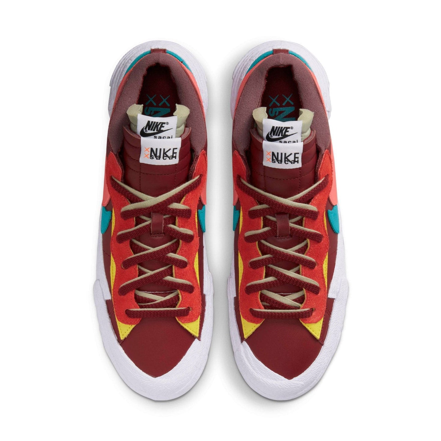 KAWS x sacai x Nike Blazer Low ‘Team Red’ - Kick Game