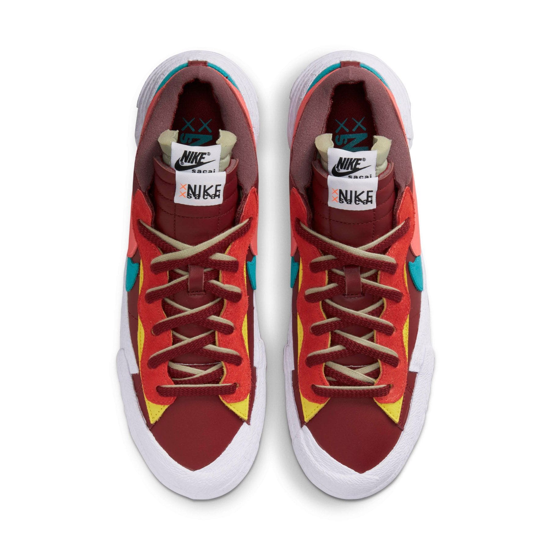 KAWS x sacai x Nike Blazer Low ‘Team Red’ - Kick Game