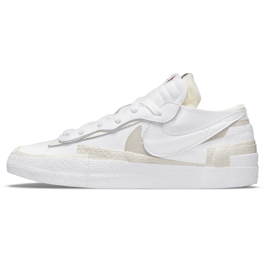 Kaws x sacai x Nike Blazer Low 'White Patent' — Kick Game
