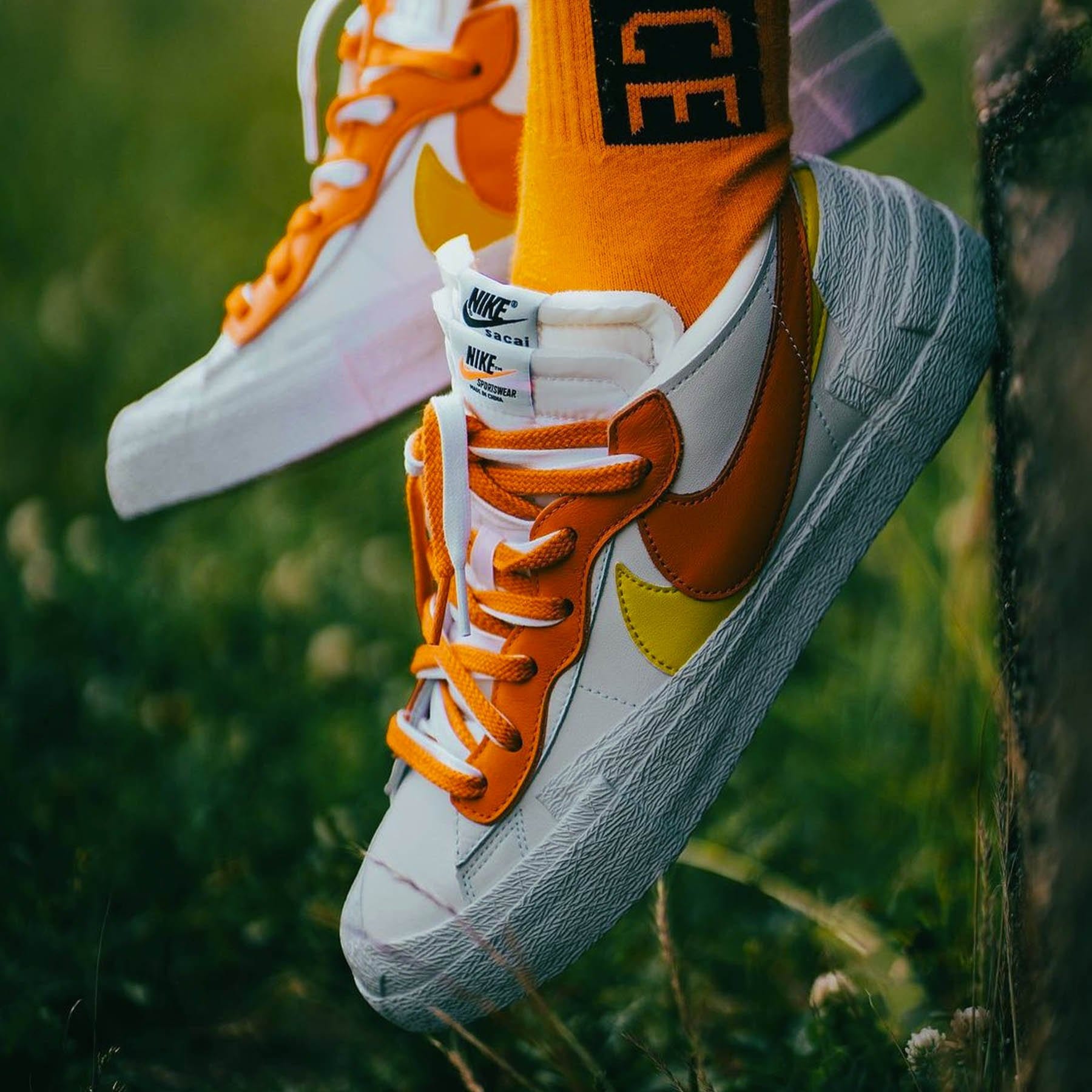 Sacai x Nike Blazer Low 'Magma Orange' - Kick Game