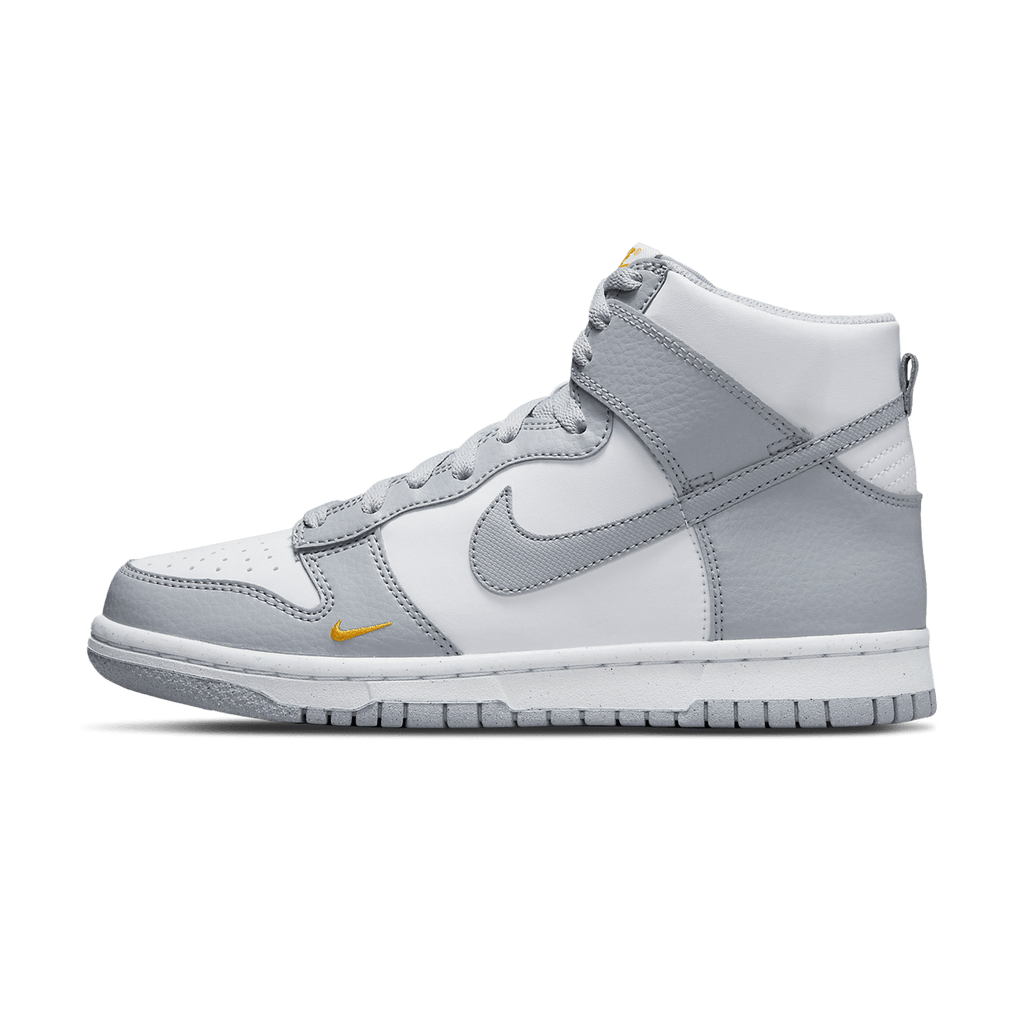 Nike Dunk High Next Nature GS 'Wolf Grey Marigold' - Kick Game