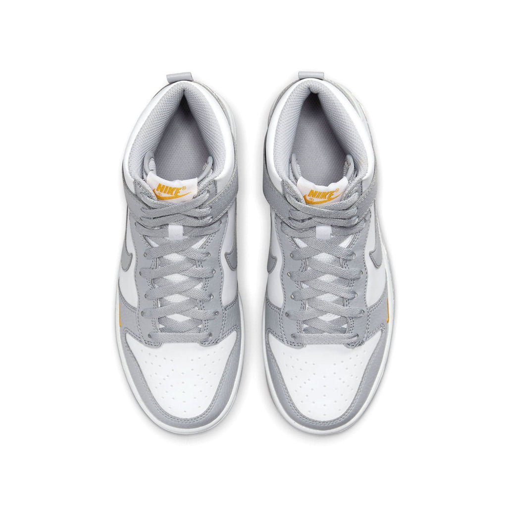 Nike Dunk High Next Nature GS 'Wolf Grey Marigold' - Kick Game