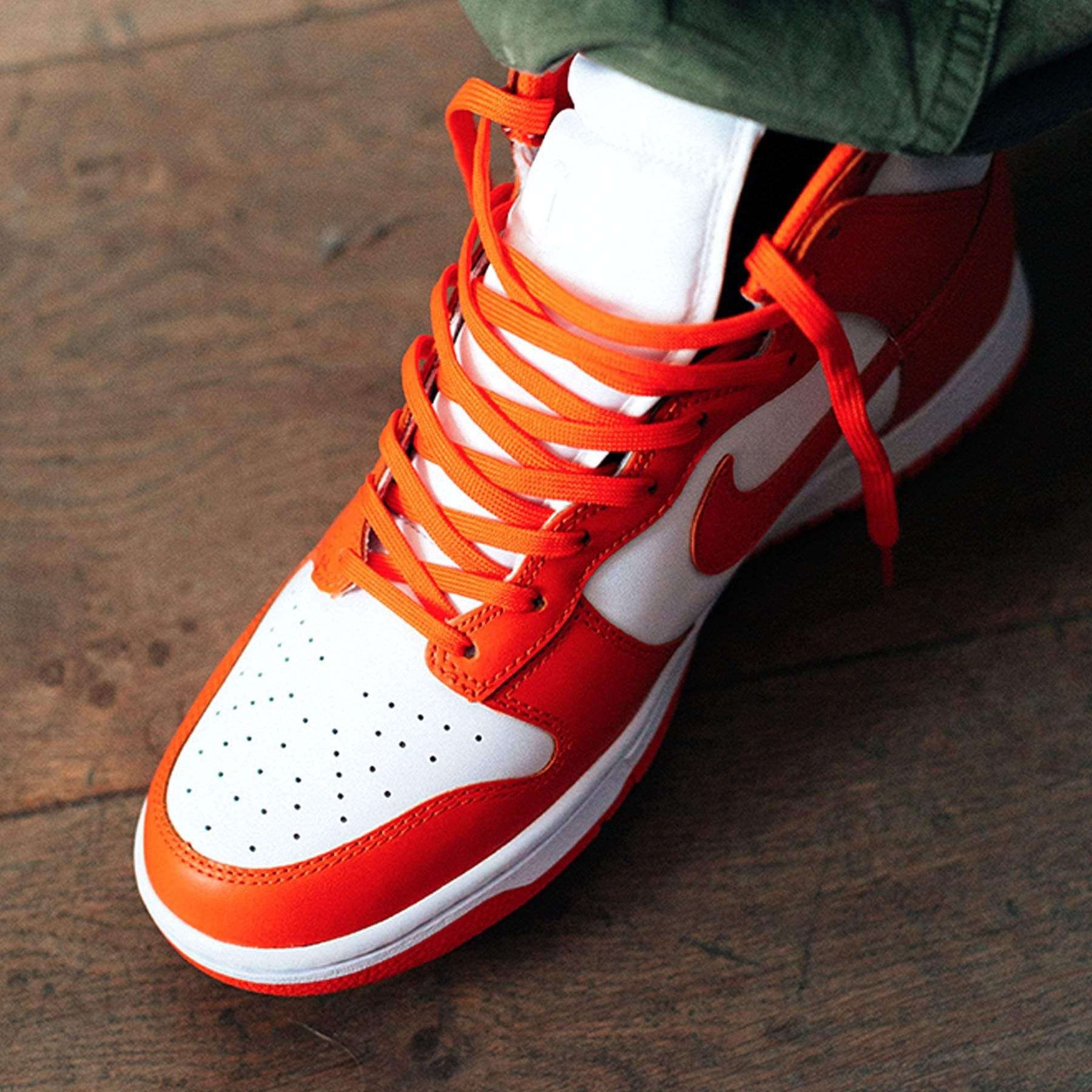 Orange nike high top shop