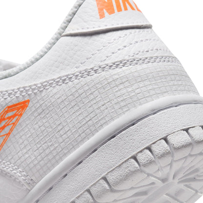 Nike Dunk Low GS 3D Swoosh White Grey - Kick Game