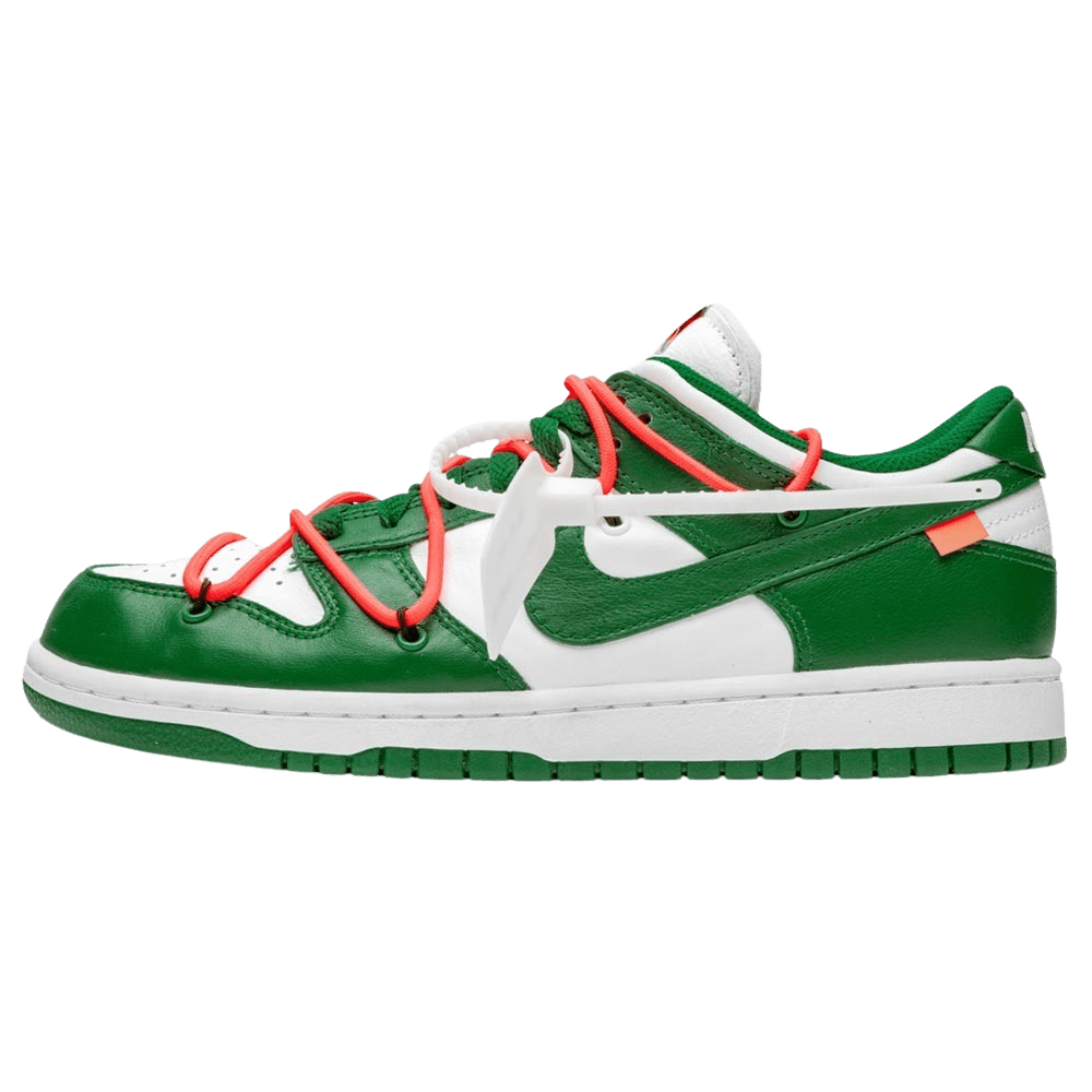 OFF-WHITE x Nike Dunk Low 'Pine Green' - Kick Game