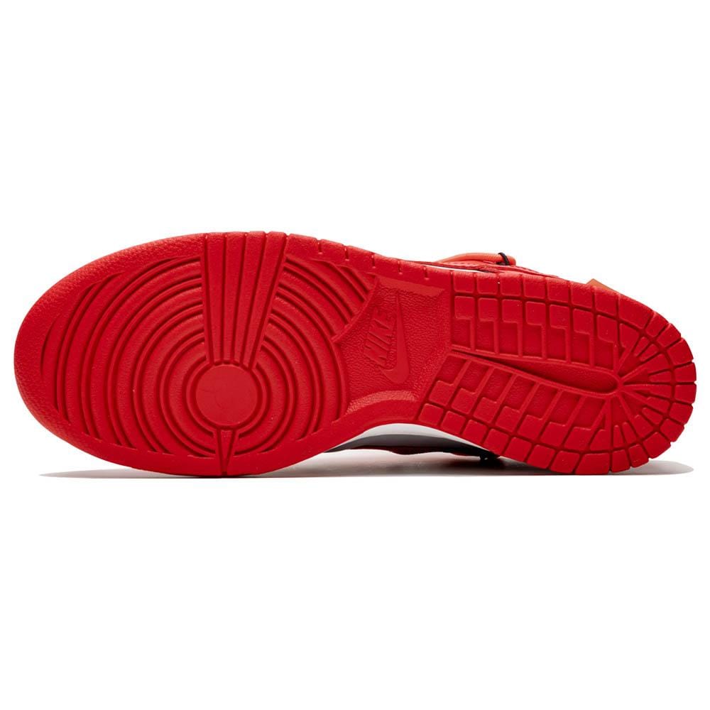 OFF WHITE x Nike Dunk Low University Red Kick Game