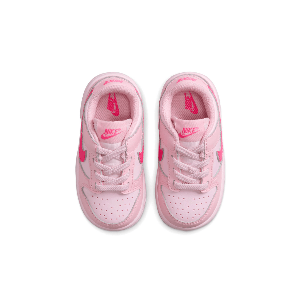 Kids Triple Pink Foam SB Low Top Toddler Sneakers In Black From