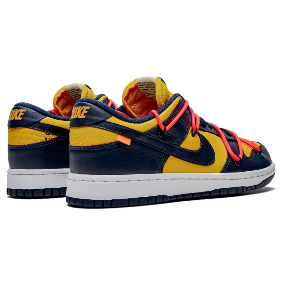 OFF-WHITE x Nike Dunk Low 'University Gold' - Kick Game