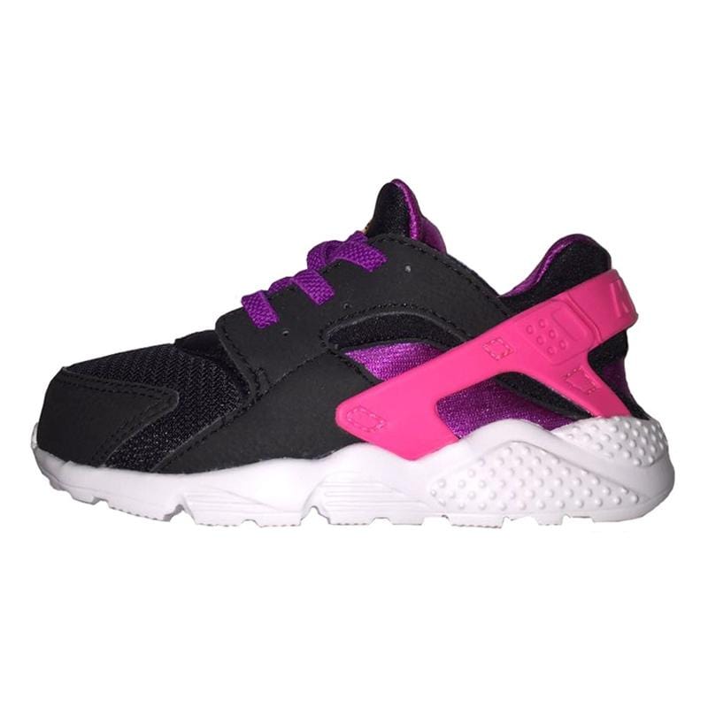 Nike Huarache Run TD Black Total Orange-Bold Berry-Pink Pow - Kick Game