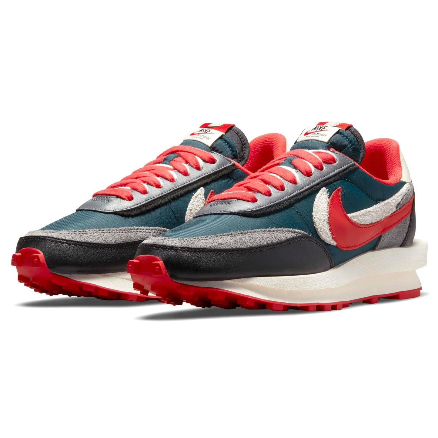 sacai x Undercover x LDWaffle 'Midnight Spruce University Red' - Kick Game