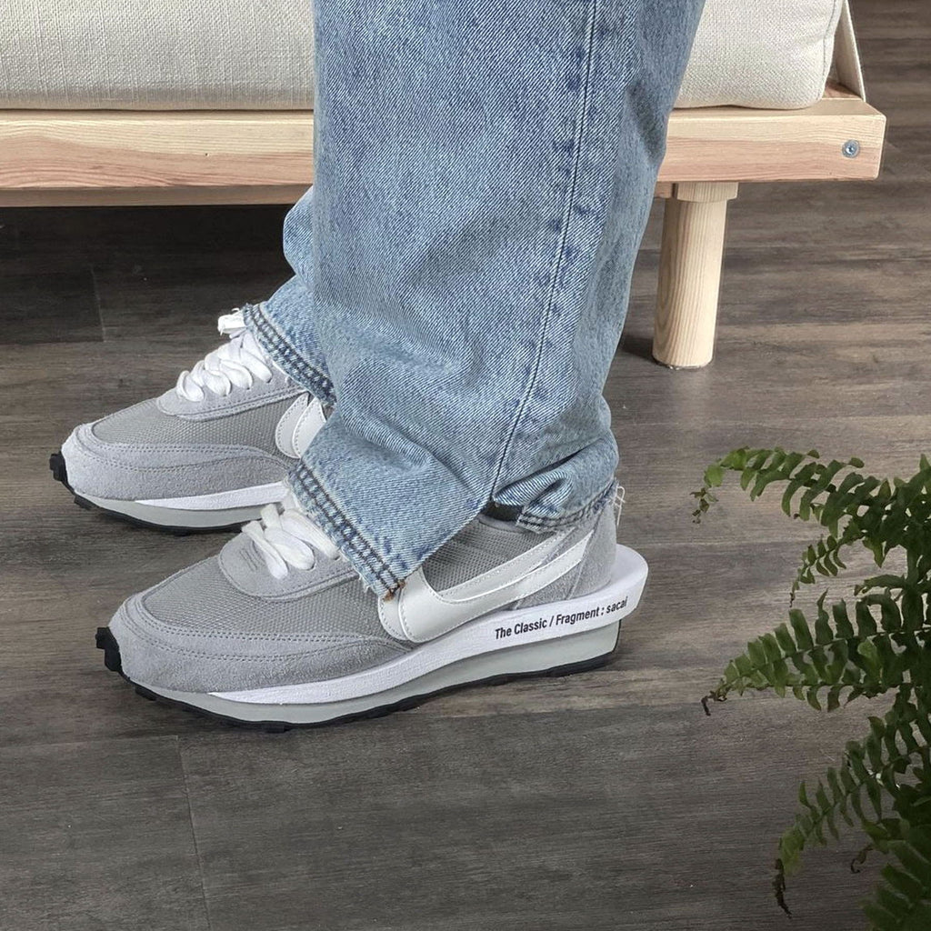 Grey Sacai Nike Waffle Daybreak Fragment Design X Sacai X Nike