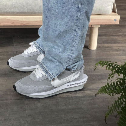 Fragment Design x sacai x Nike LDV Waffle 'Light Smoke Grey' - Kick Game