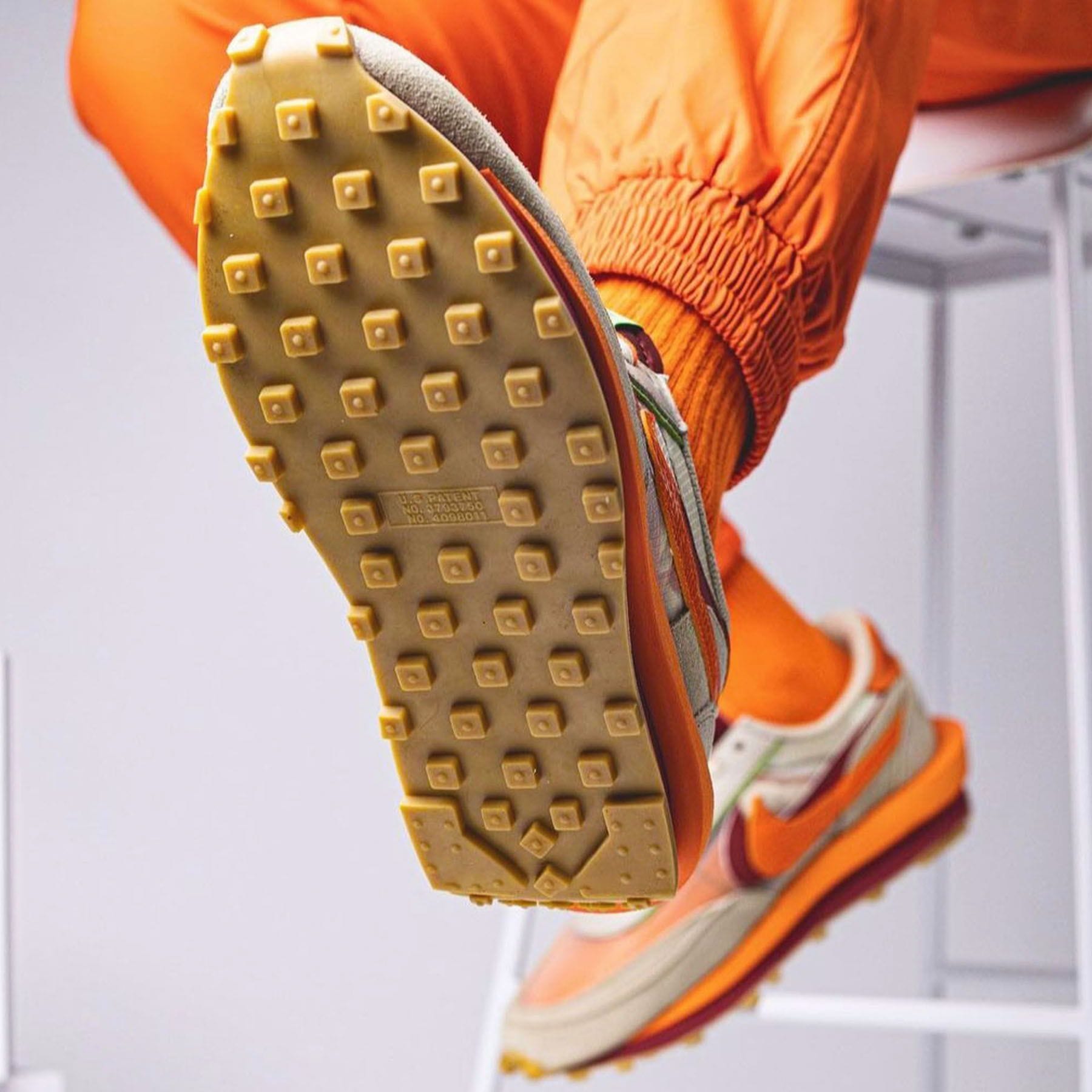 sacai x Clot x LDWaffle 'Net Orange Blaze' - Kick Game