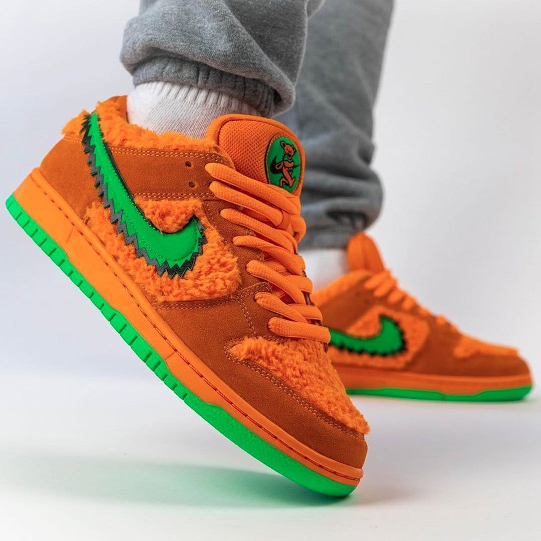Grateful Dead x Nike Dunk Low SB 'Orange Bear' - Kick Game