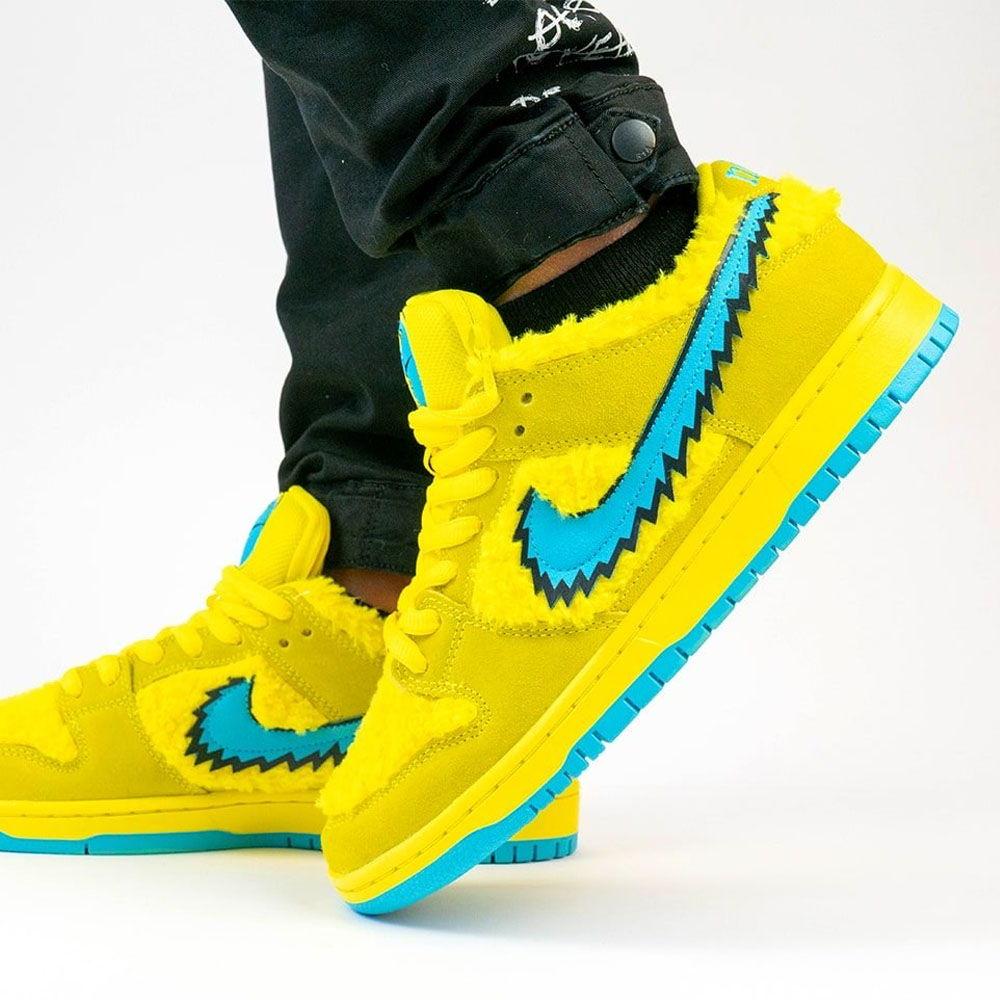 Sneakers Grateful Dead Yellow Nike Sb Grateful Dead X Nike Dunk