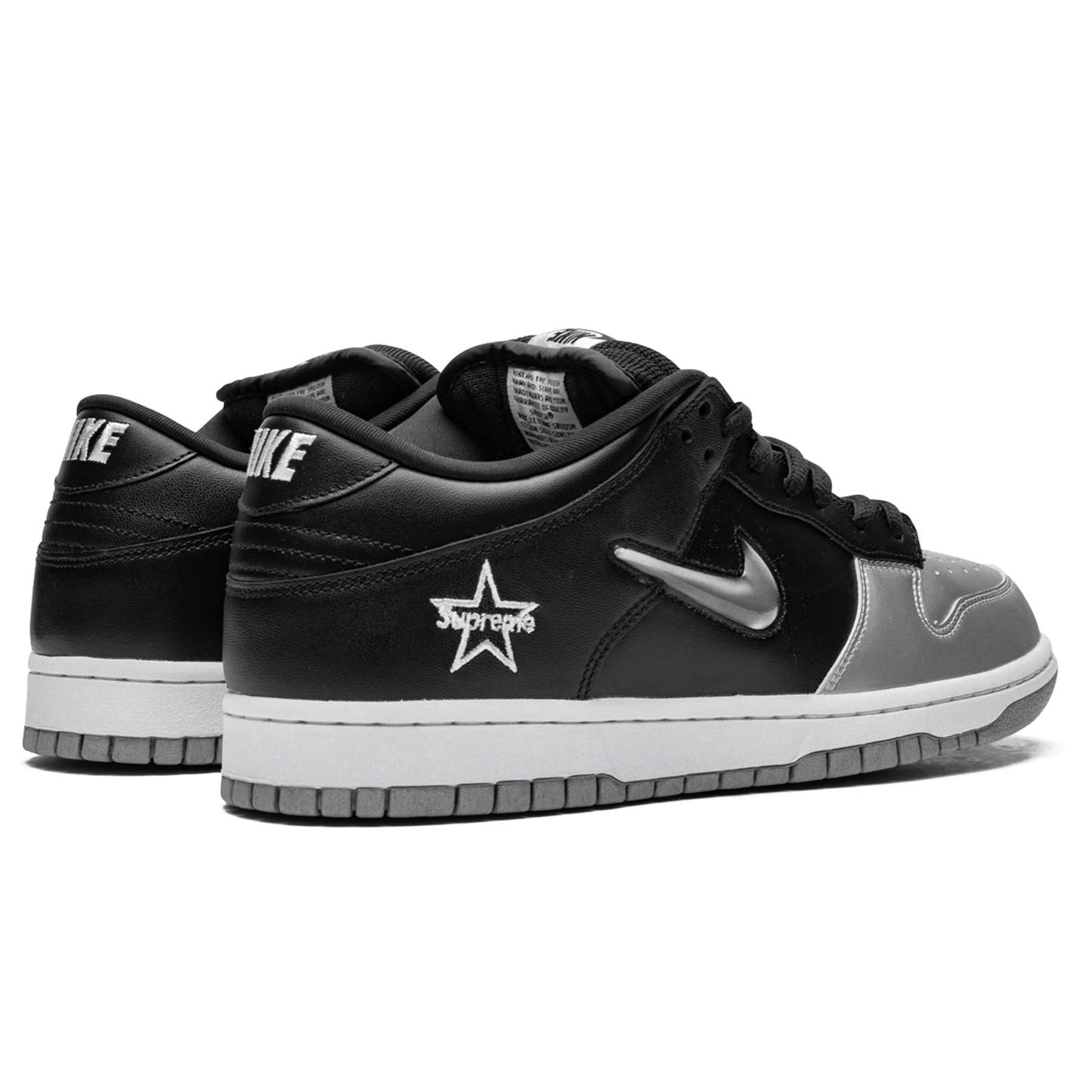 Supreme x Nike Dunk SB Low QS 'Metallic Silver' - Kick Game